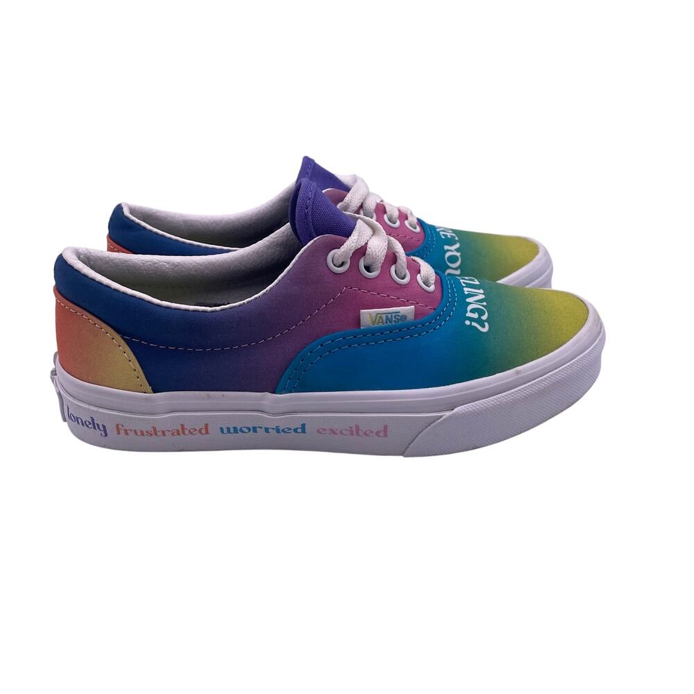 Vans Cultivate Care Era Skate Shoes Mental Health Tie Dye Youth Kids 2.5